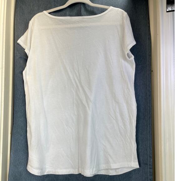 Lauren Ralph Lauren woman’s 1 X White Short Vent Sleeves Hiking/Outdoors - Picture 2 of 9